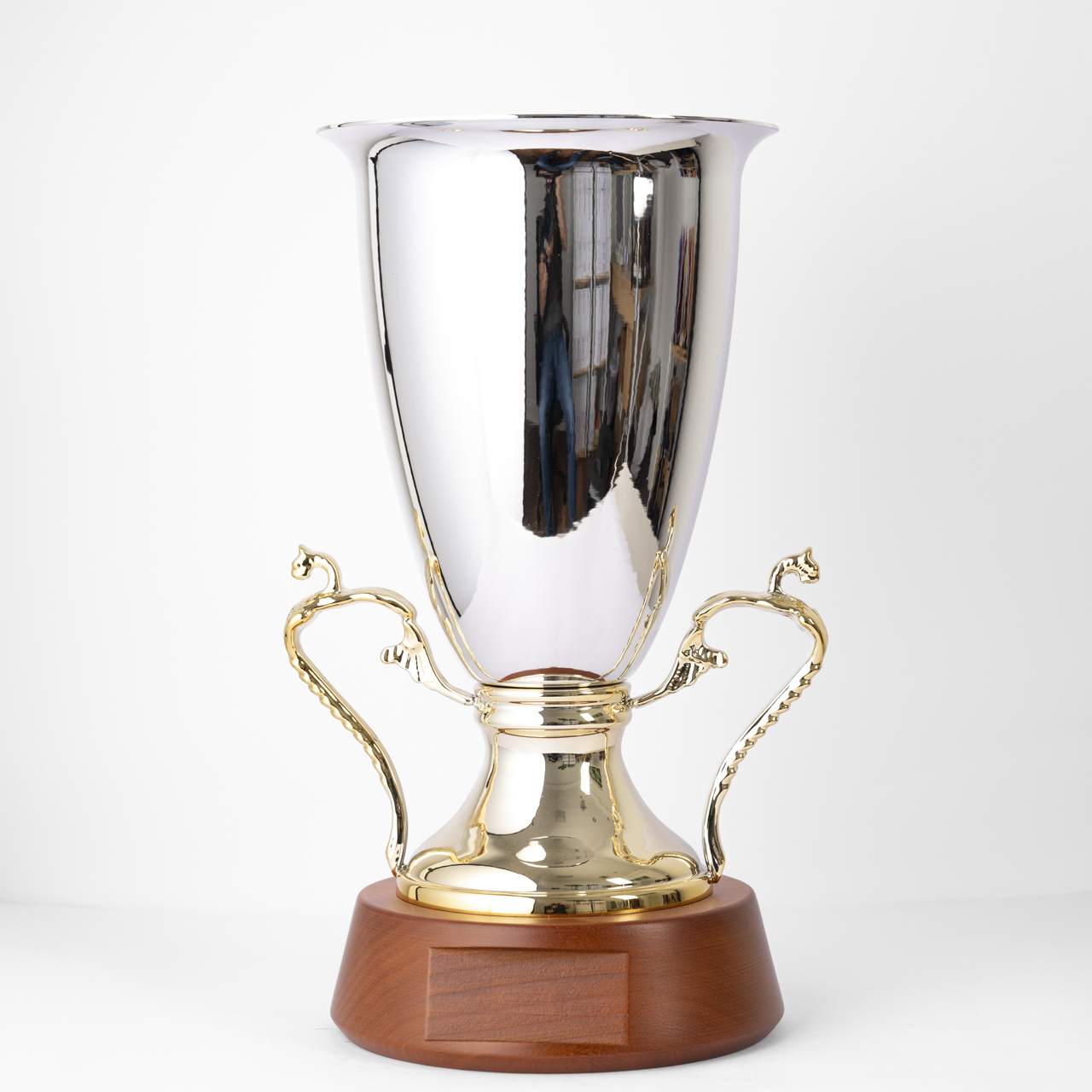 Italian Silver cup with Gold Handle - Image 2