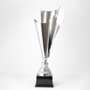 Italian Silver Cup on Wooden Base
