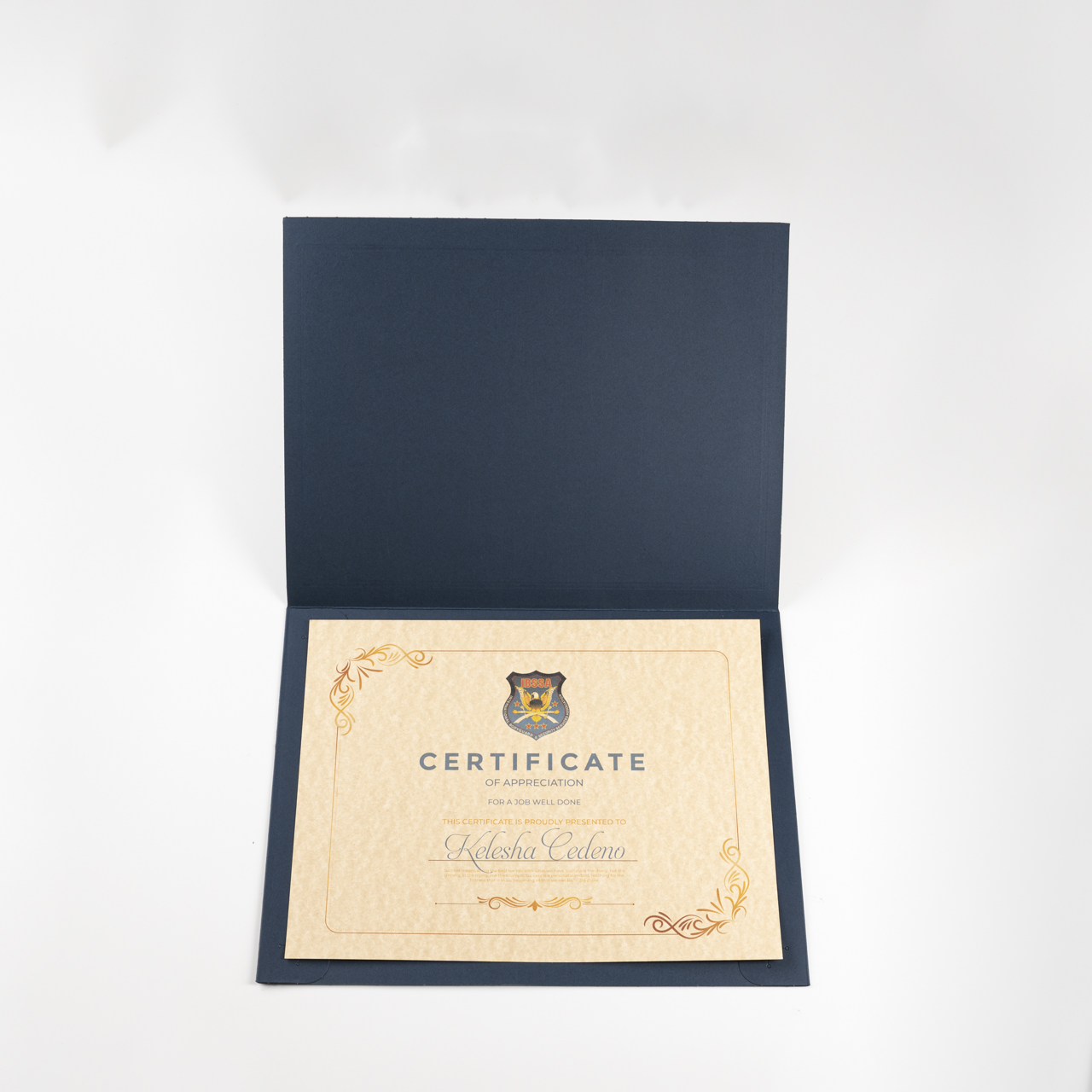 Blue Certificate Holder - Image 5
