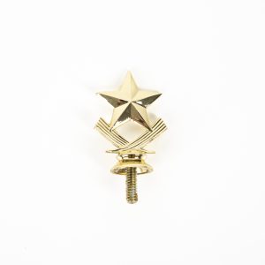 Gold Star Emblem Riser
