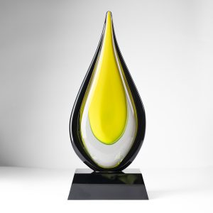 Gold Finch Art Glass