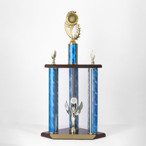 Jouvert Triangle Column Trophy