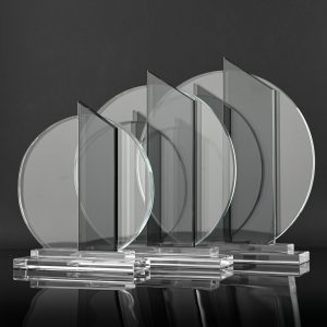 Black Stripe Glass Award