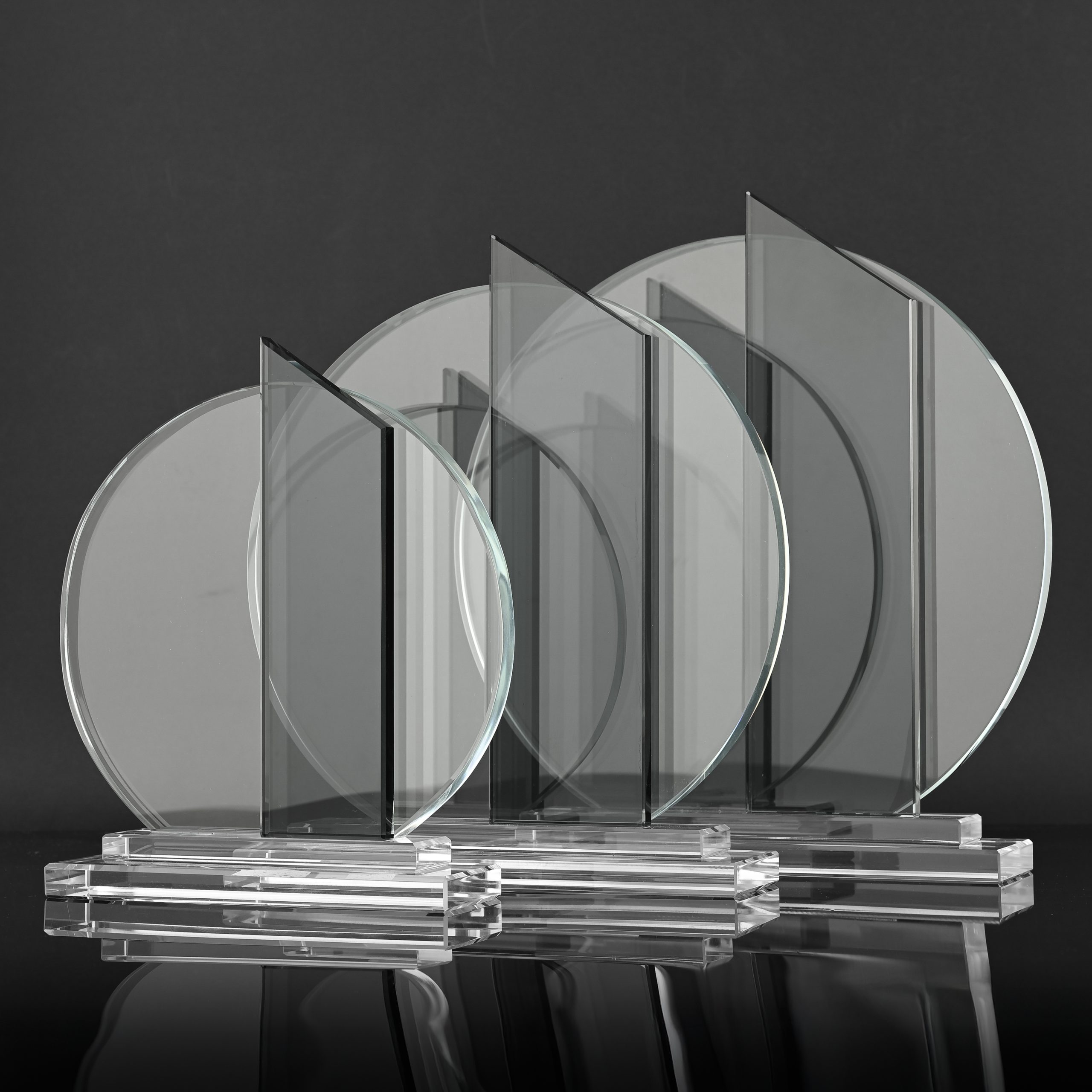 Black Stripe Glass Award